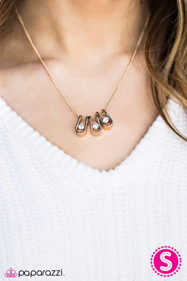 Paparazzi Necklace ~ Sparkle Every Day - Gold