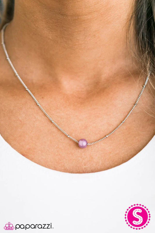 Paparazzi Necklace ~ Poshly Prim - Purple