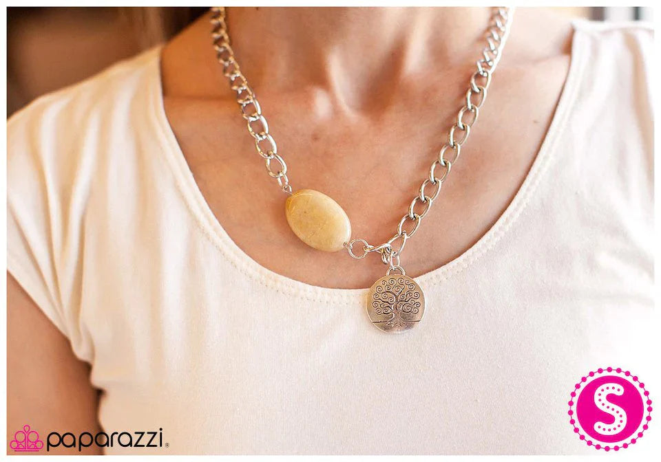 Paparazzi Necklace ~ Rooted in Opulence - Yellow