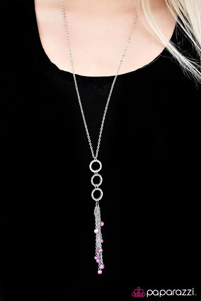 Paparazzi Necklace ~ Come Sail Away - Purple