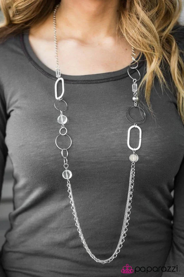 Paparazzi Necklace ~ A Different Kind Of Mix - White