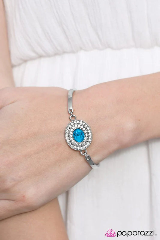 Paparazzi Bracelet ~ Living Large - Blue
