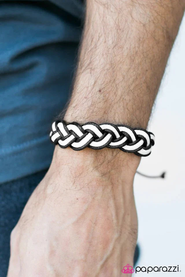 Paparazzi Bracelet ~ Trail Runner - Black