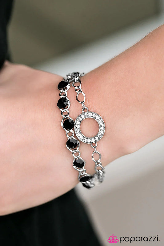 Paparazzi Bracelet ~ Everyday Shine - Black