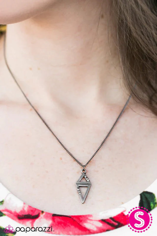 Paparazzi Necklace ~ Pretty Prismatic - Black