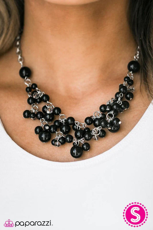 Paparazzi Necklace ~ I Can SEA Clearly Now - Black