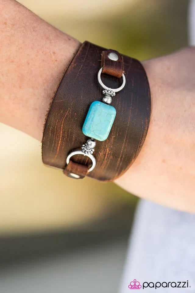 Paparazzi Bracelet ~ Canyon Guide - Blue