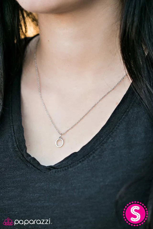 Paparazzi Necklace ~ Live Simply - Silver