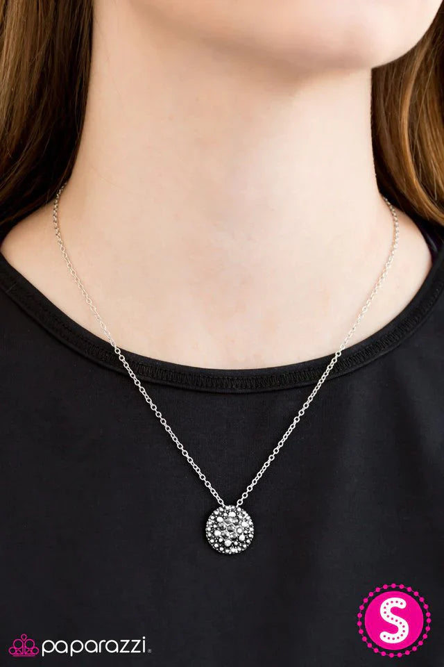 Paparazzi Necklace ~ Night Stars - Silver