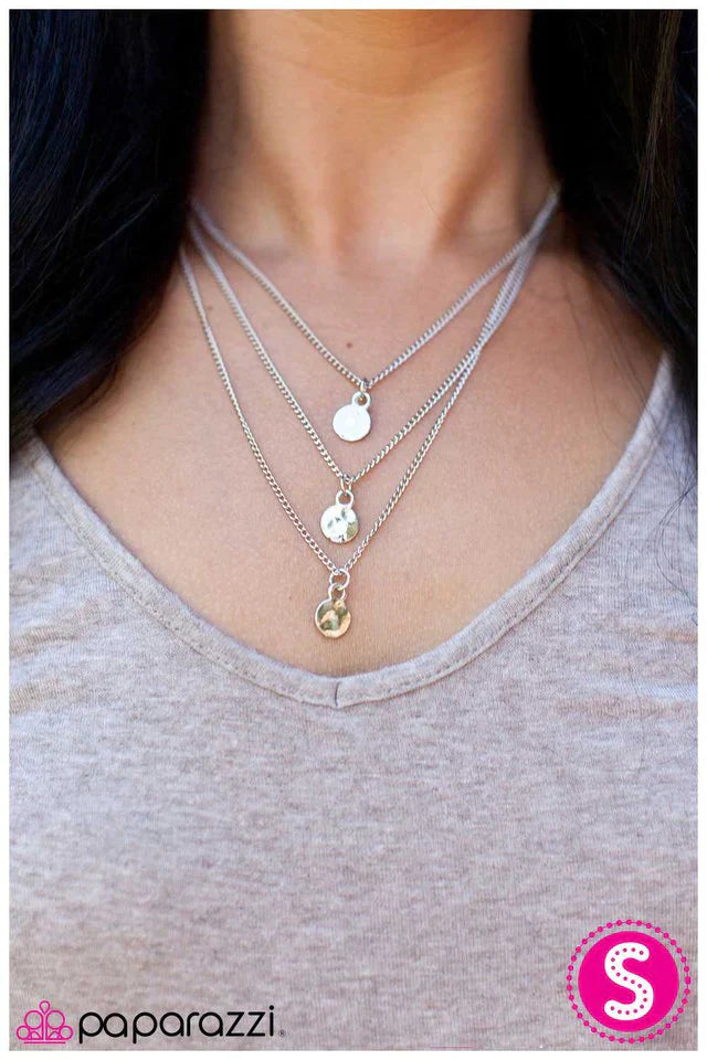 Paparazzi Necklace ~ Subtle Sophistication - Silver