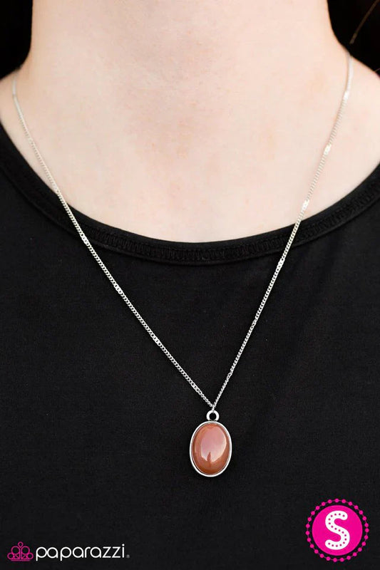 Paparazzi Necklace ~ Center Of The Earth - Orange