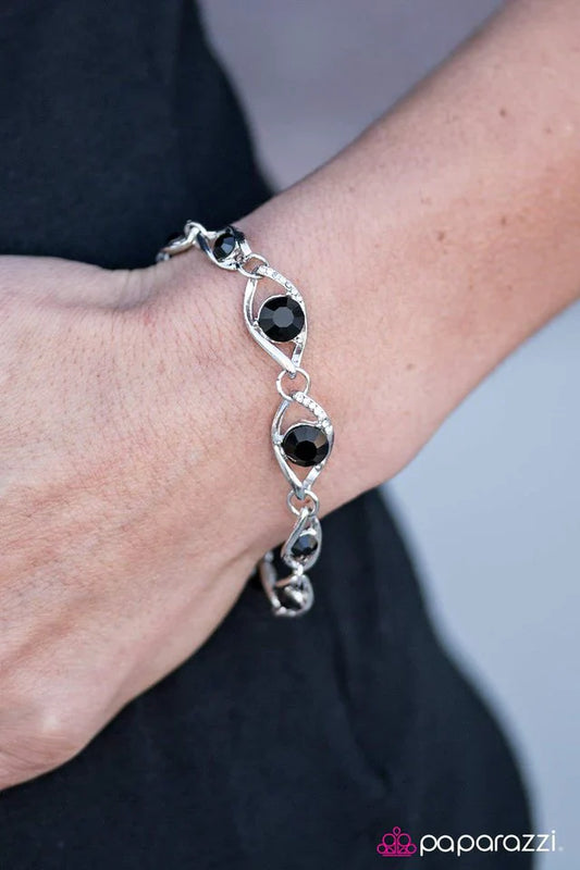 Paparazzi Bracelet ~ Rich is Rich - Black
