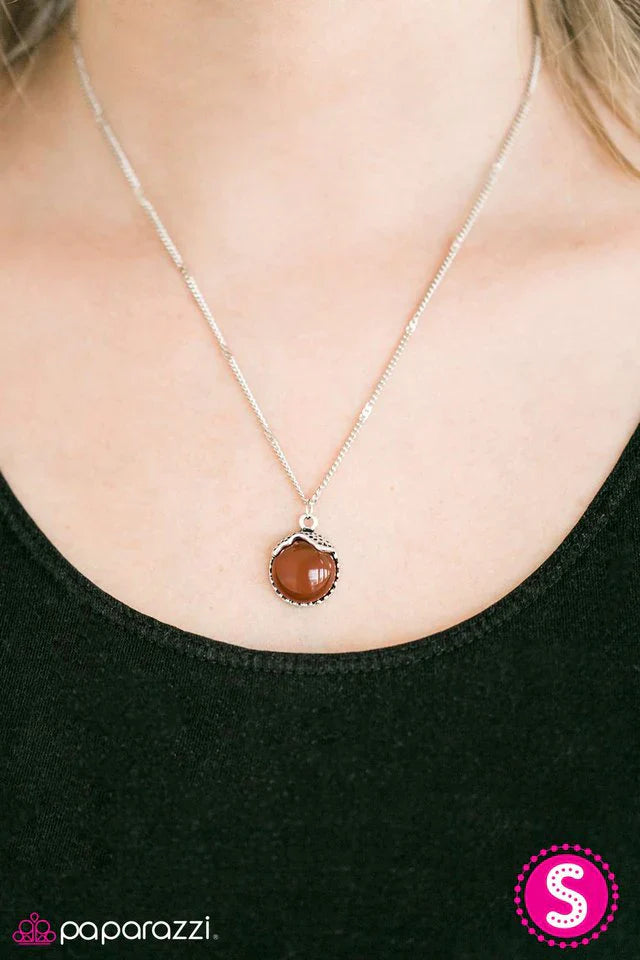 Paparazzi Necklace ~ Beach Vibe - Orange