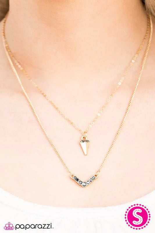 Paparazzi Necklace ~ Fear My GLITTER! - Gold