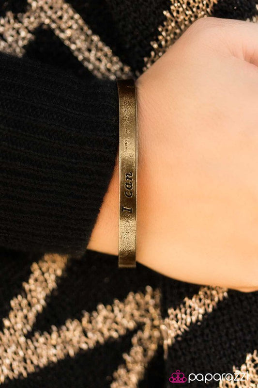 Paparazzi Bracelet ~ I Can... - Brass