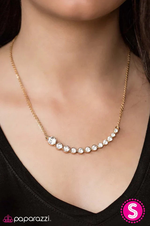 Paparazzi Necklace ~ Do What Makes You Sparkle - Gold