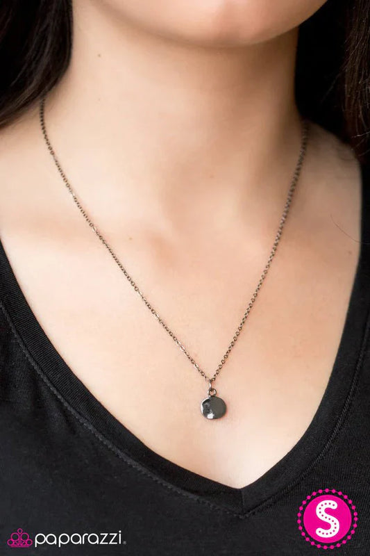 Paparazzi Necklace ~ Inner Simplicity - Black
