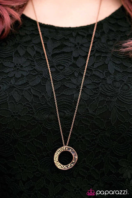 Paparazzi Necklace ~ After The STARDUST Has Settled - Copper