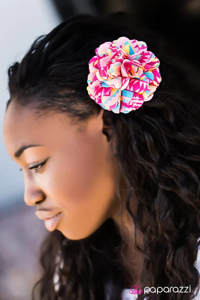 Paparazzi Hair Accessories ~ Travel Guide - Pink