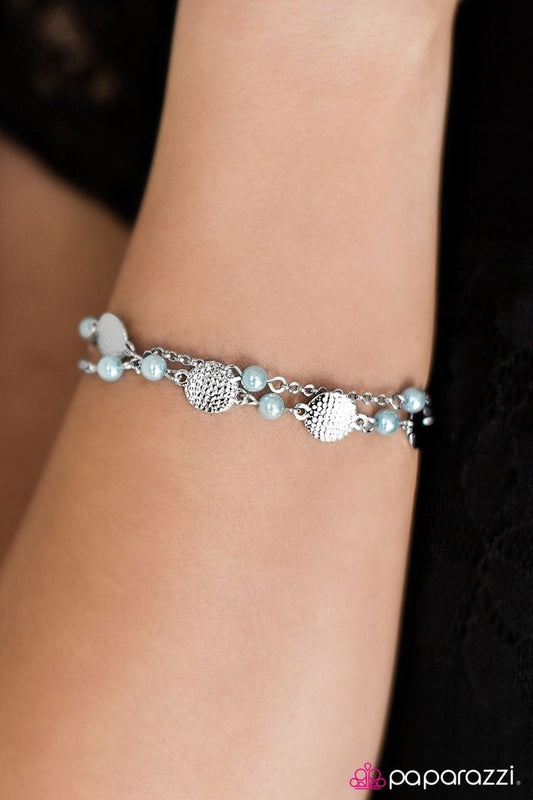 Paparazzi Bracelet ~ SEAS The Day - Blue