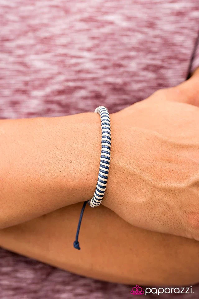 Paparazzi Bracelet ~ Surf Days - Blue
