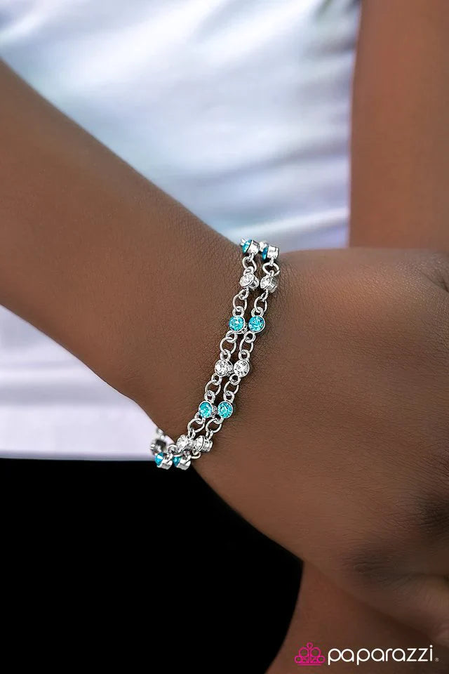 Paparazzi Bracelet ~ FIERCE and Foremost - Blue