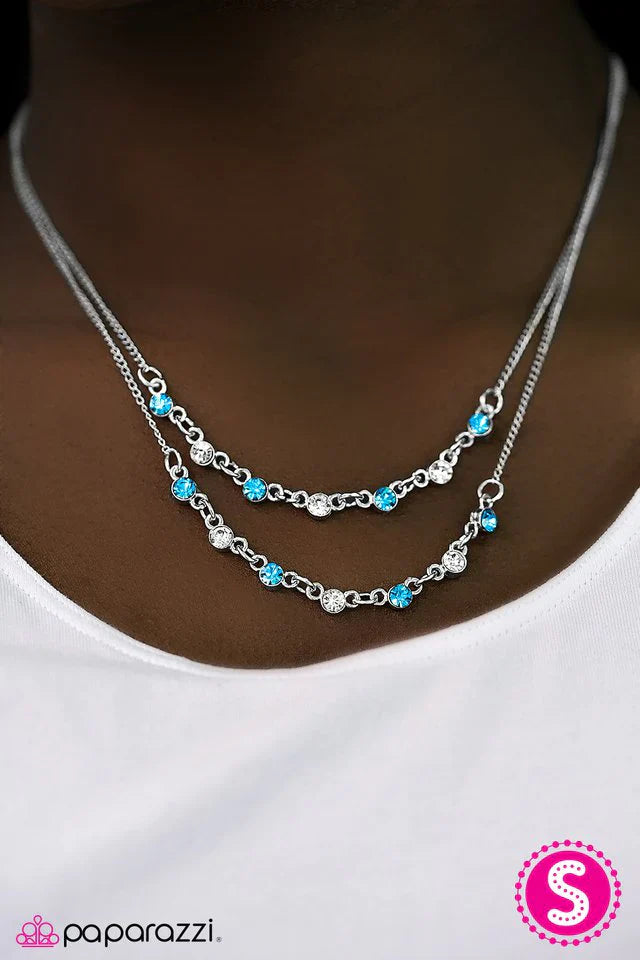 Paparazzi Necklace ~ FIERCEST Of Them All - Blue