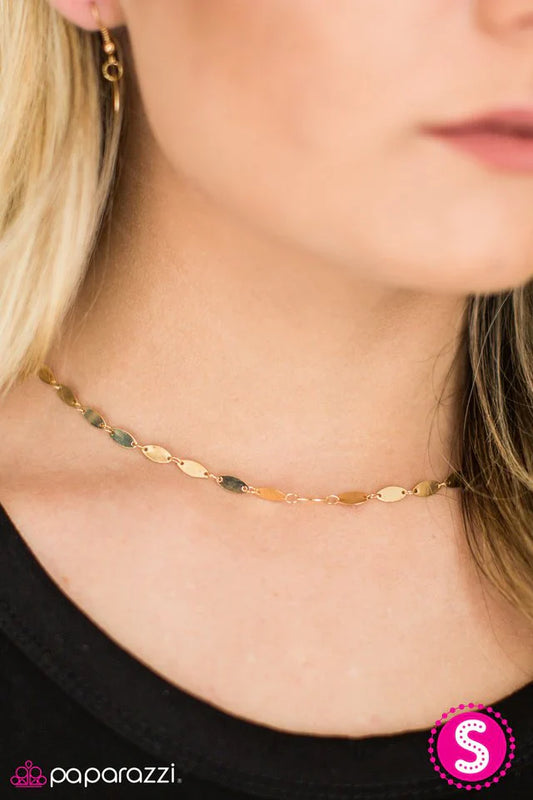 Paparazzi Necklace ~ Make A FLASH - Gold