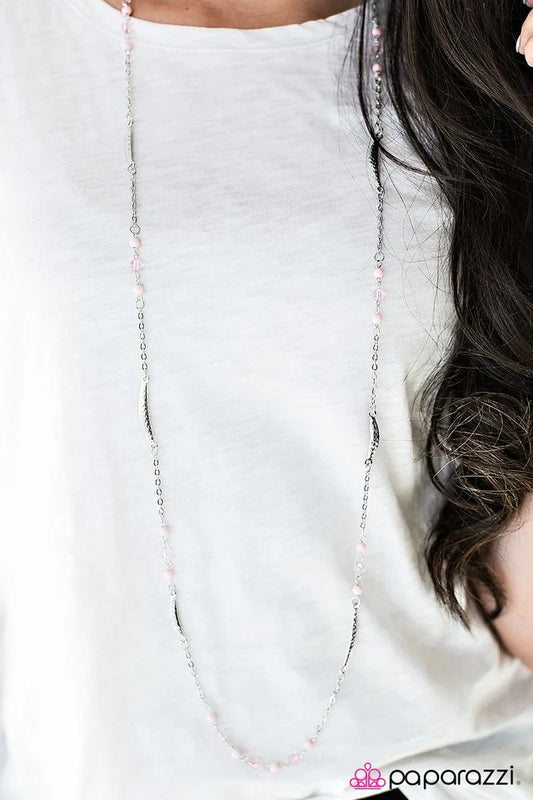 Paparazzi Necklace ~ Tropical Summer - Pink