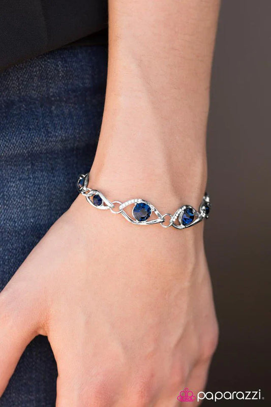 Paparazzi Bracelet ~ Rich is Rich - Blue