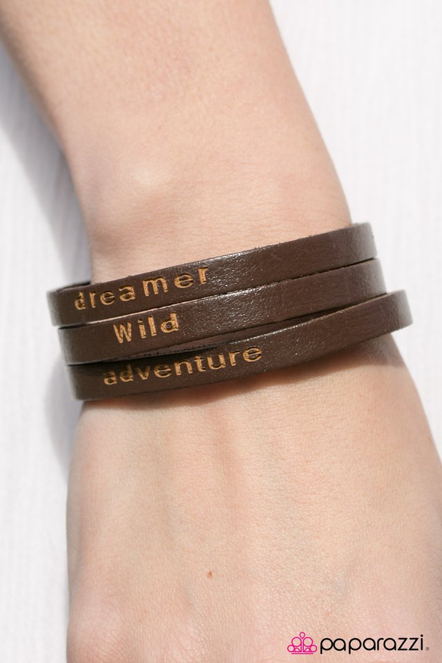 Paparazzi Bracelet ~ Dream Wild - Brown