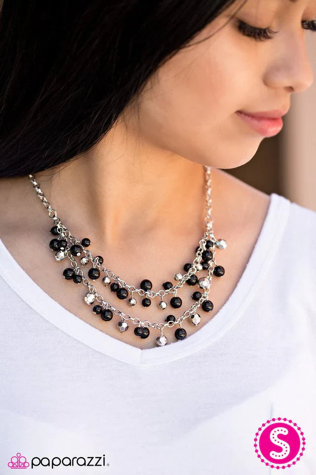 Paparazzi Necklace ~ Timeless Class - Black