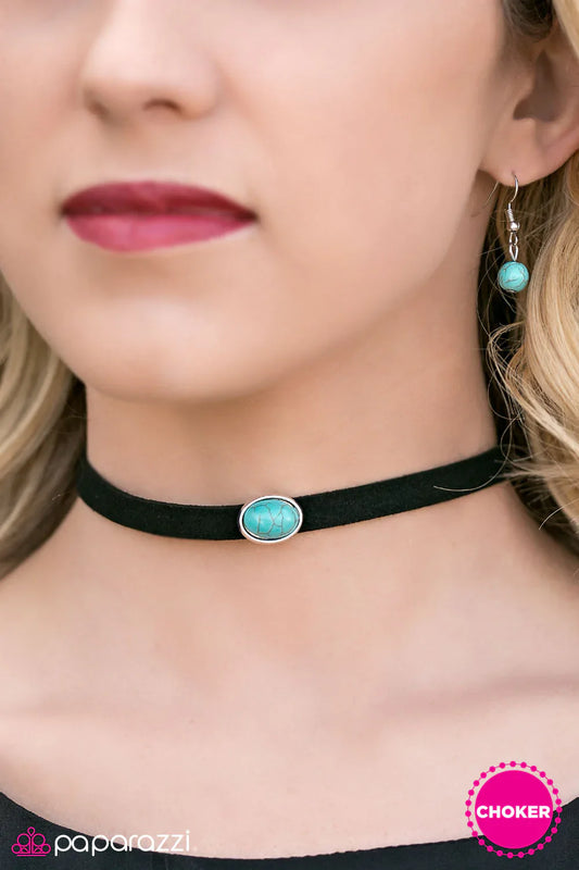 Paparazzi Necklace ~ Run Wild  - Blue