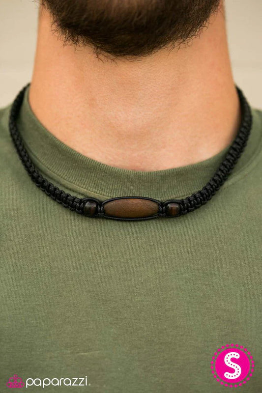 Paparazzi Necklace ~ Sun and Sand - Black