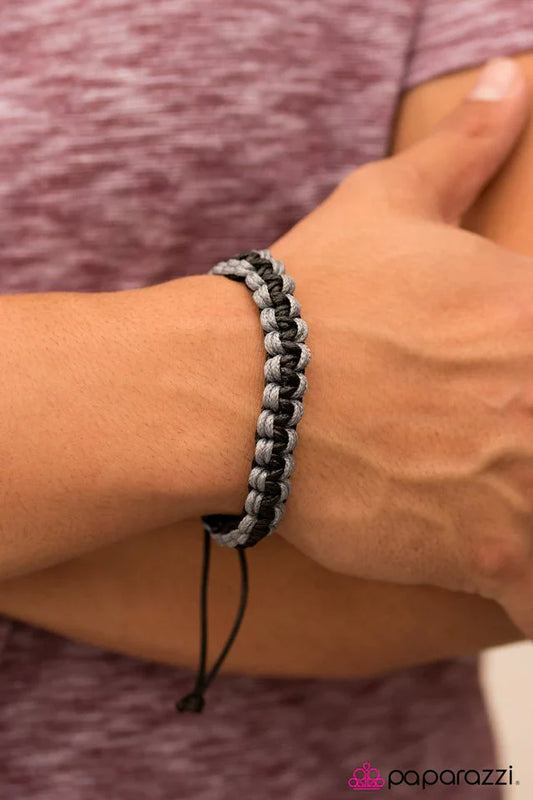 Paparazzi Bracelet ~ Hike To Nowhere - Black