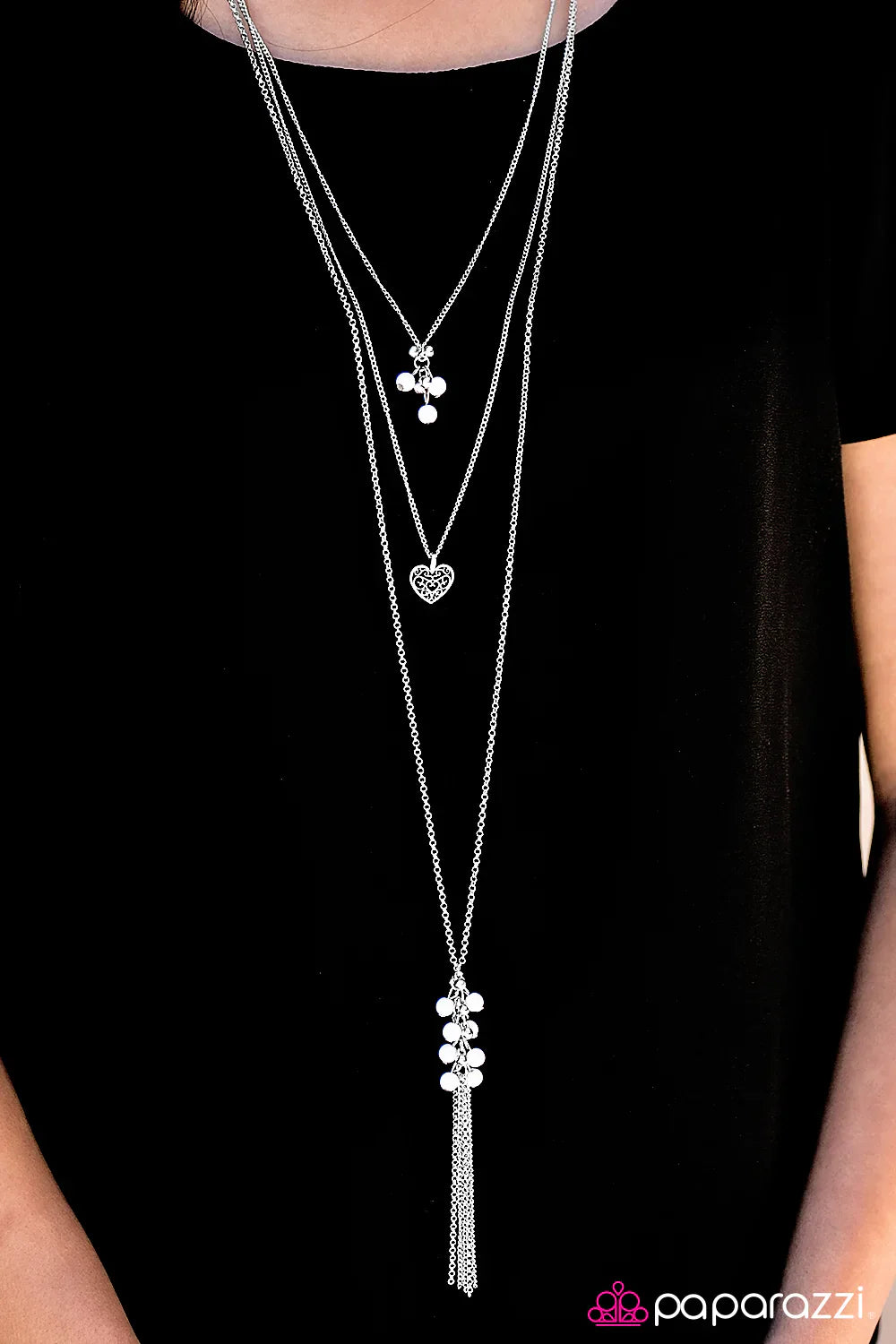 Paparazzi Necklace ~ Whats Not To Love? - White