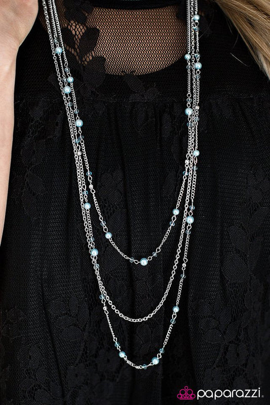 Paparazzi Necklace ~ Quite Summer-esque - Blue