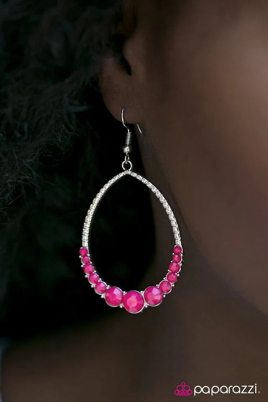 Paparazzi Earring ~ Tears of My Enemies - Pink