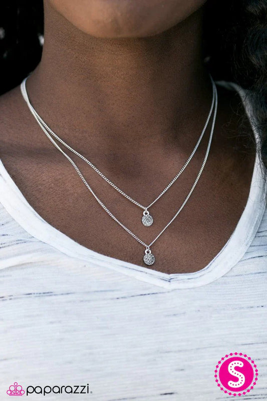 Paparazzi Necklace ~ London Lights - Silver