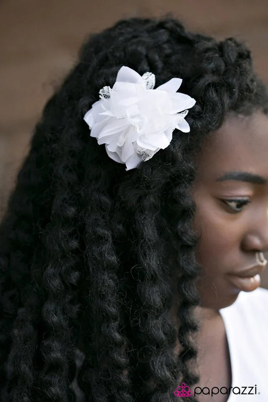 Paparazzi Hair Accessories ~ Where Are You GROWING? - White