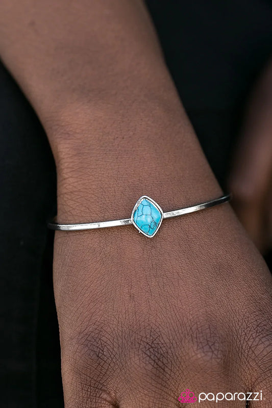 Paparazzi Bracelet ~ Sticks and SANDSTONES - Blue