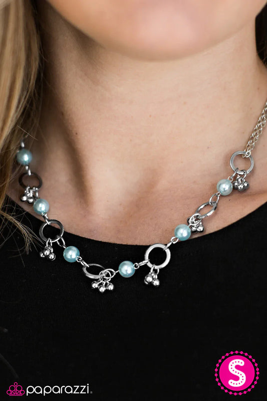 Paparazzi Necklace ~ SHORE As The Wind Blows - Blue