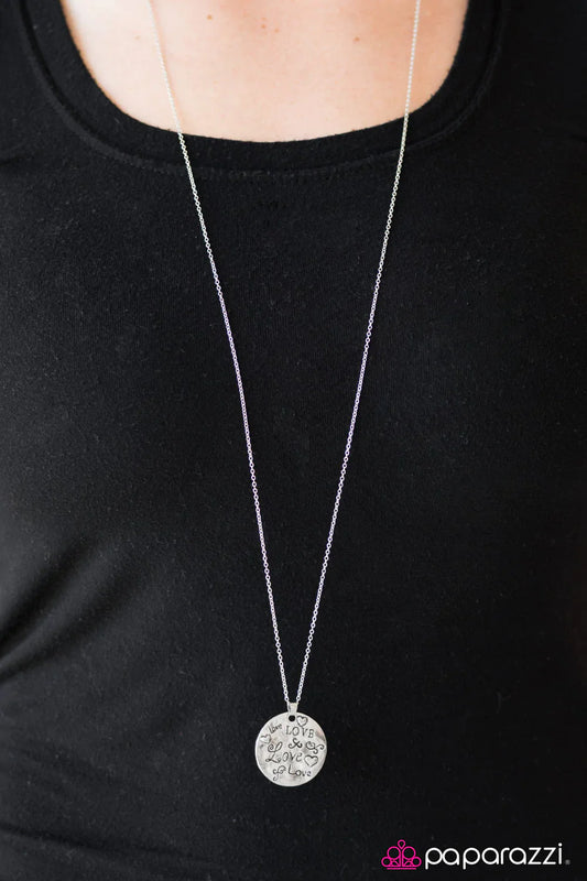 Paparazzi Necklace ~ Love The One You Got - Silver