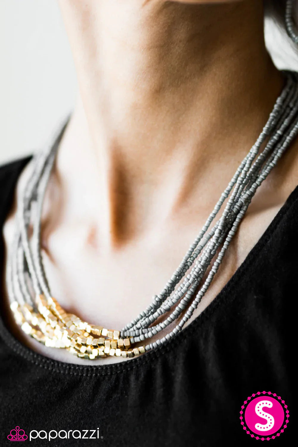 Paparazzi Necklace ~ Crash The Party - Silver