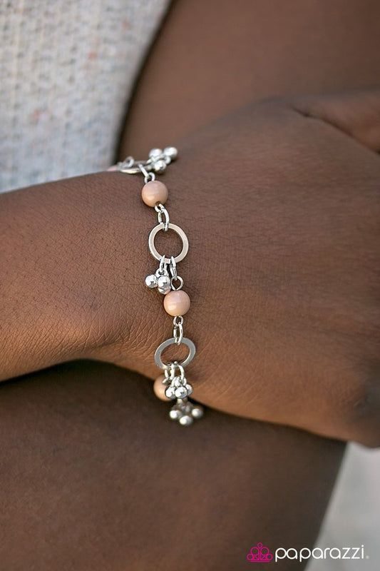 Paparazzi Bracelet ~ Cast Ashore - Brown