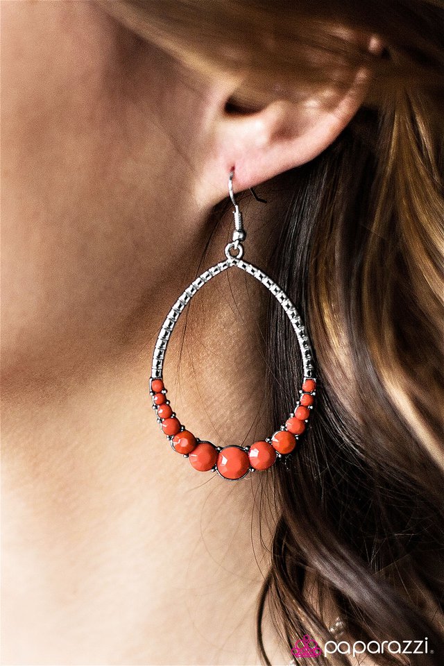 Paparazzi Earring ~ Tears of My Enemies - Orange