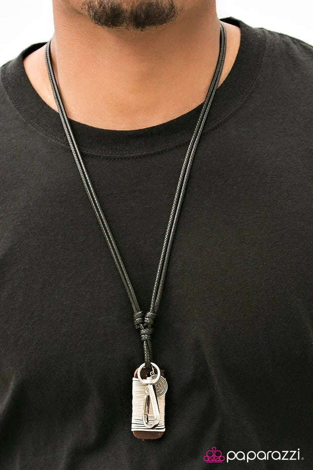 Paparazzi Necklace ~ I Need A Hero - Brown