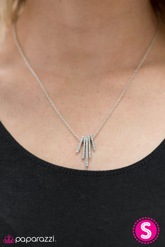 Paparazzi Necklace ~ Urban Scene - White