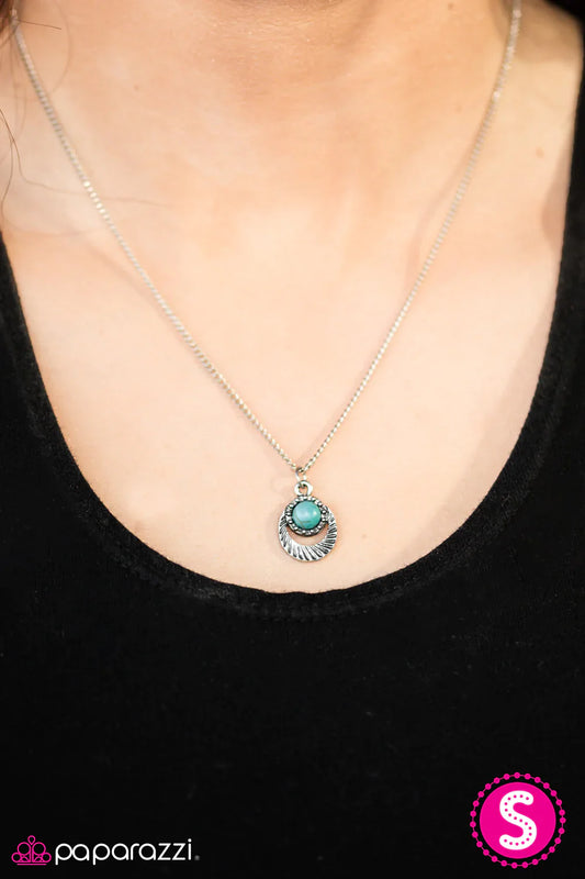 Paparazzi Necklace ~ Natural Nomad - Blue
