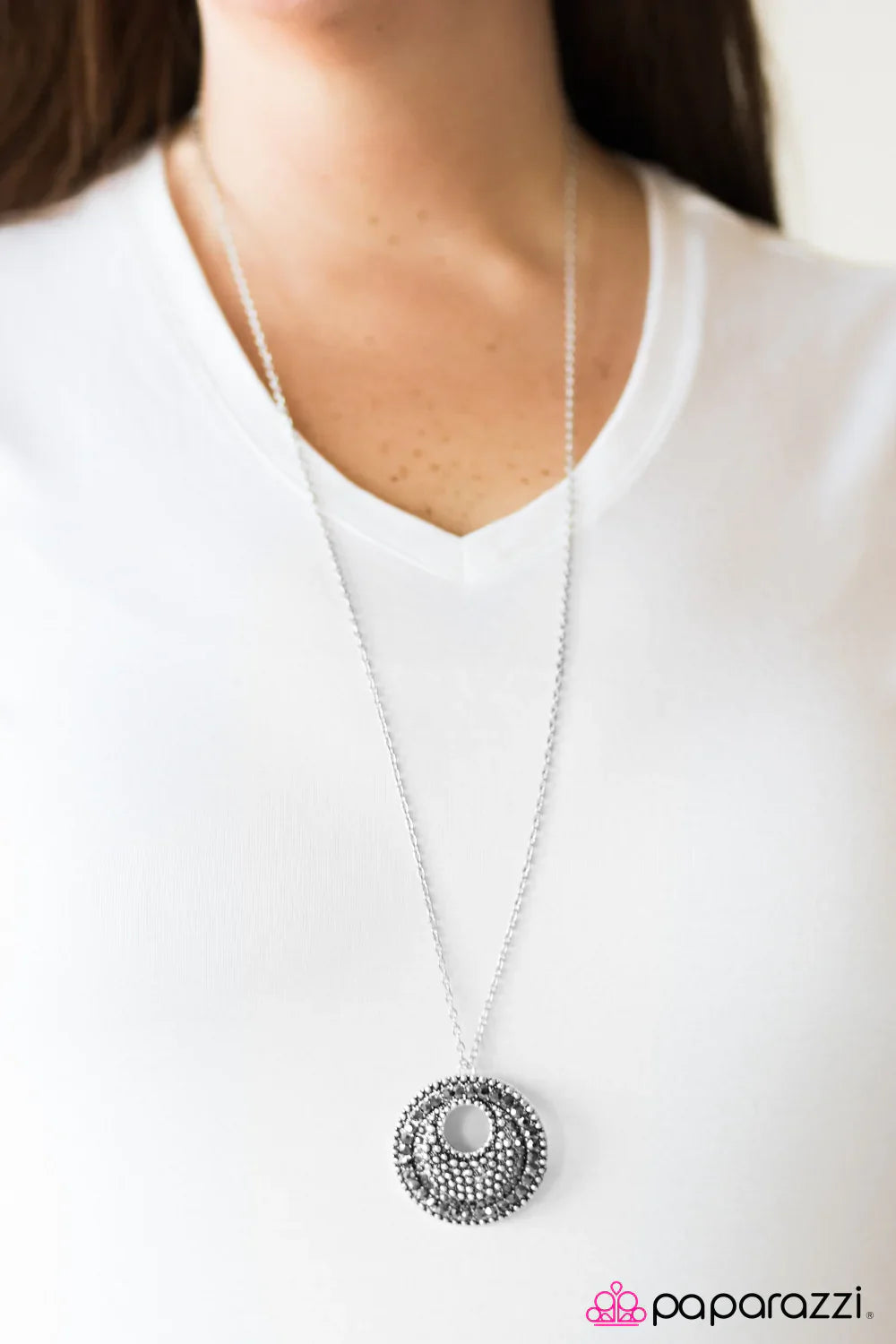 Paparazzi Necklace ~ Summer Dusk - Silver